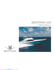 Bertram 540 Owner's Manual