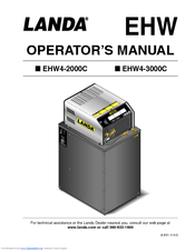 Landa EHW4-2000C Operator's Manual