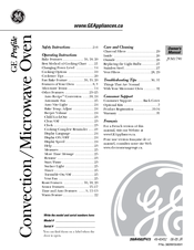 GE c-|10E Owner's Manual