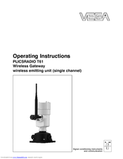 Vega PLICSRADIO T61 Operating Instructions Manual