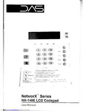 DAS NX-148E LCD Codepad User Manual