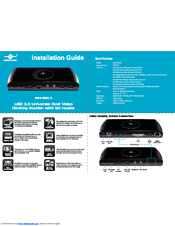 Vantec DSH-300U3 Installation Manual