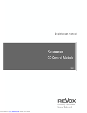 Revox Re:source User Manual