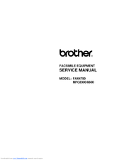 Brother MFC 8600 Service Manual