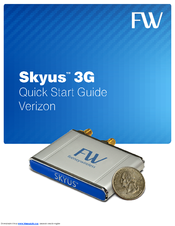 FW Skyus 3G Quick Start Manual