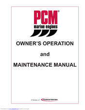 PCM 8.1L MPI Owner's Operation And Maintenance Manual