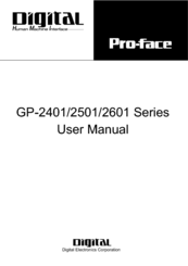 Digital Electronics GP-2601 Series User Manual