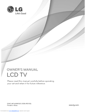 LG MFL62881323 Owner's Manual