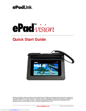 ePadLink ePad Vision Quick Start Manual