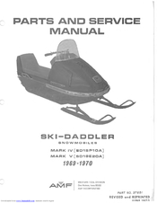 AMF 1970 SKI-DADDLER SD15P1DA Service Manual