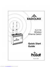 RadioLinx RLX-FHE Quick Start Manual