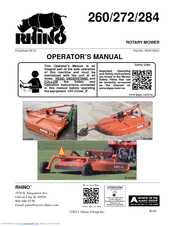 RHINO 272 Operator's Manual