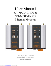 Weidmuller WI-MOD-E-100 User Manual