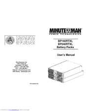 Minuteman BP192RTXL User Manual