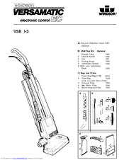Windsor Versamatic VSE I-3 User Manual