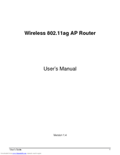 Sparklan WX-7615A User Manual