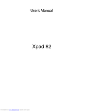 XWave Xpad 82 User Manual