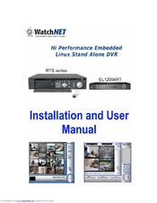 WatchNet EL12004RT Installation And User Manual
