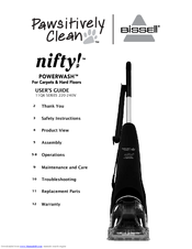 Bissell nifty! 11Q6 Series User Manual