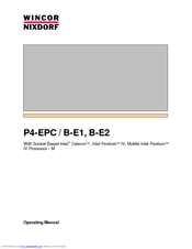 Wincor Nixdorf P4-EPC/B-E2 Operating Manual