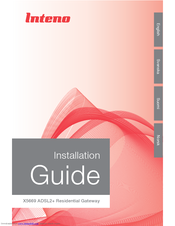 Inteno X5669 Installation Manual
