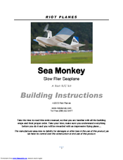 RIOT PLANES Sea Monkey Building Instructions