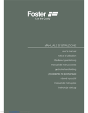 Foster oven User Manual