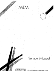 Simmons MTM Service Manual
