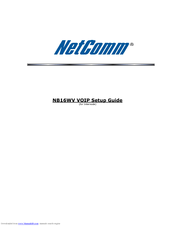 NetComm NB16WV Setup Manual