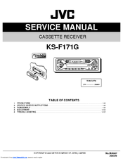 JVC KS-F171G Service Manual
