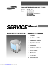 Samsung CS21D90X/BWT Service Manual