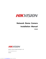 HIKVISION Network Dome Camera Installation Manual
