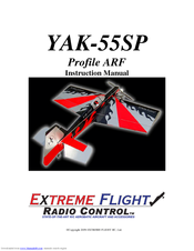 Extreme Flight YAK-55SP Instruction Manual