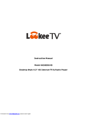 Lookee TV 6636D01HD Instruction Manual