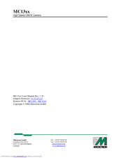 Mikrotron MC1306 User Manual