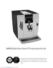 Jura IMPRESSA J9.4 One Touch TFT Instructions For Use Manual