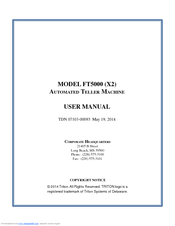 Triton FT5000 User Manual