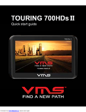VMS Touring 700HDs II Quick Start Manual