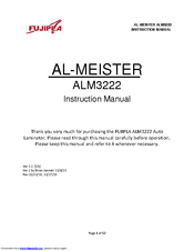 AL-MEISTER ALM3222 Instruction Manual