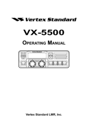 Vertex VX-5500 Operating Manual