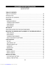 Opus 35.1112.IT Instruction Manual
