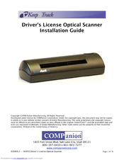 COMPANION ScanShell 800 Installation Manual