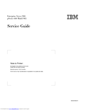 IBM Enterprise Server S80 Service Manual