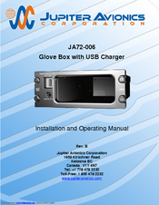 Jupiter Avionics JA72-006 Installation And Operating Manual