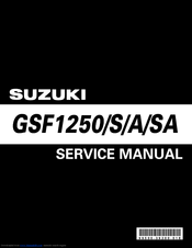 Suzuki GSF1250 Service Manual