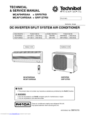 Techibel GRF127R5I Technical & Service Manual
