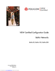 Polycom BelAir100 Configuration Manual