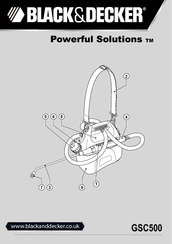 Black & Decker Power Solutions GSC500 Original Instructions Manual