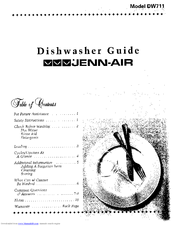 Jenn-Air DW711 Manual