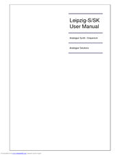 Analogue Solutions LEIPZIG-KS User Manual